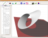 Moebius strip using projective shadows unter Ubuntu Linux 7.10